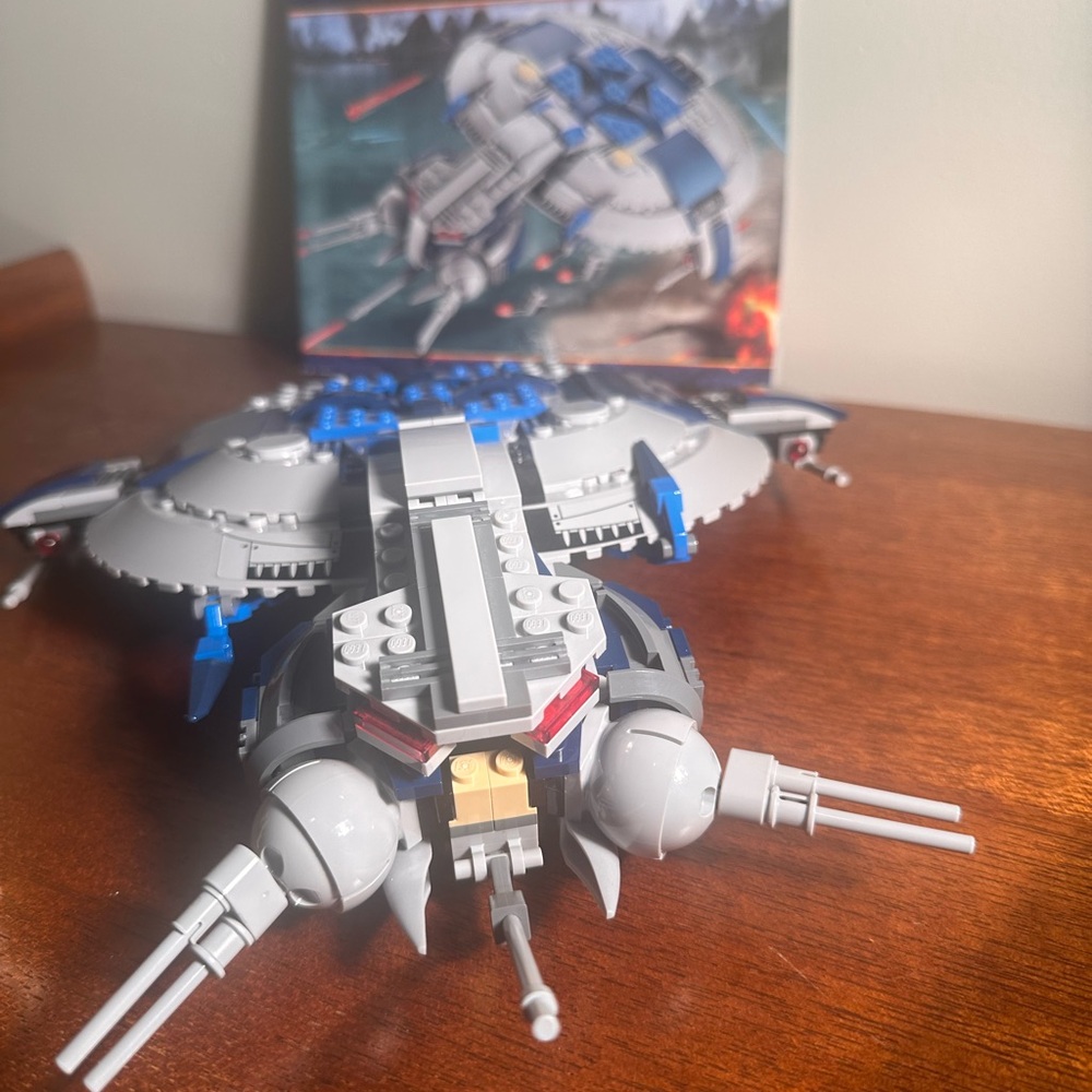 Complete Star Wars Lego Droid Gunship 75042